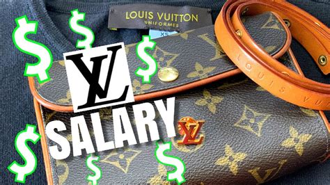 how much does louis vuitton pay per hour|louis vuitton customer service salary.